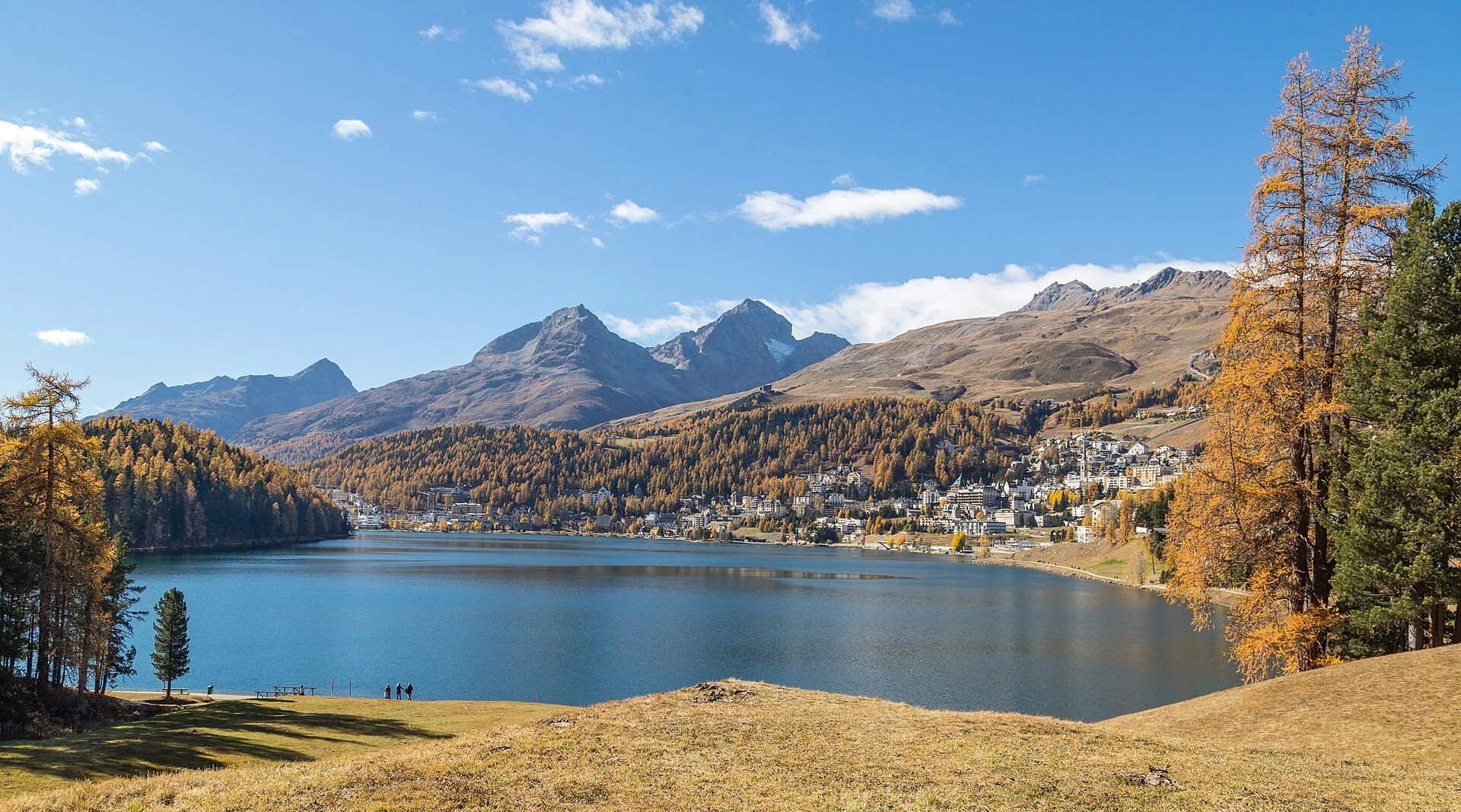 St. Moritz in den Alpen