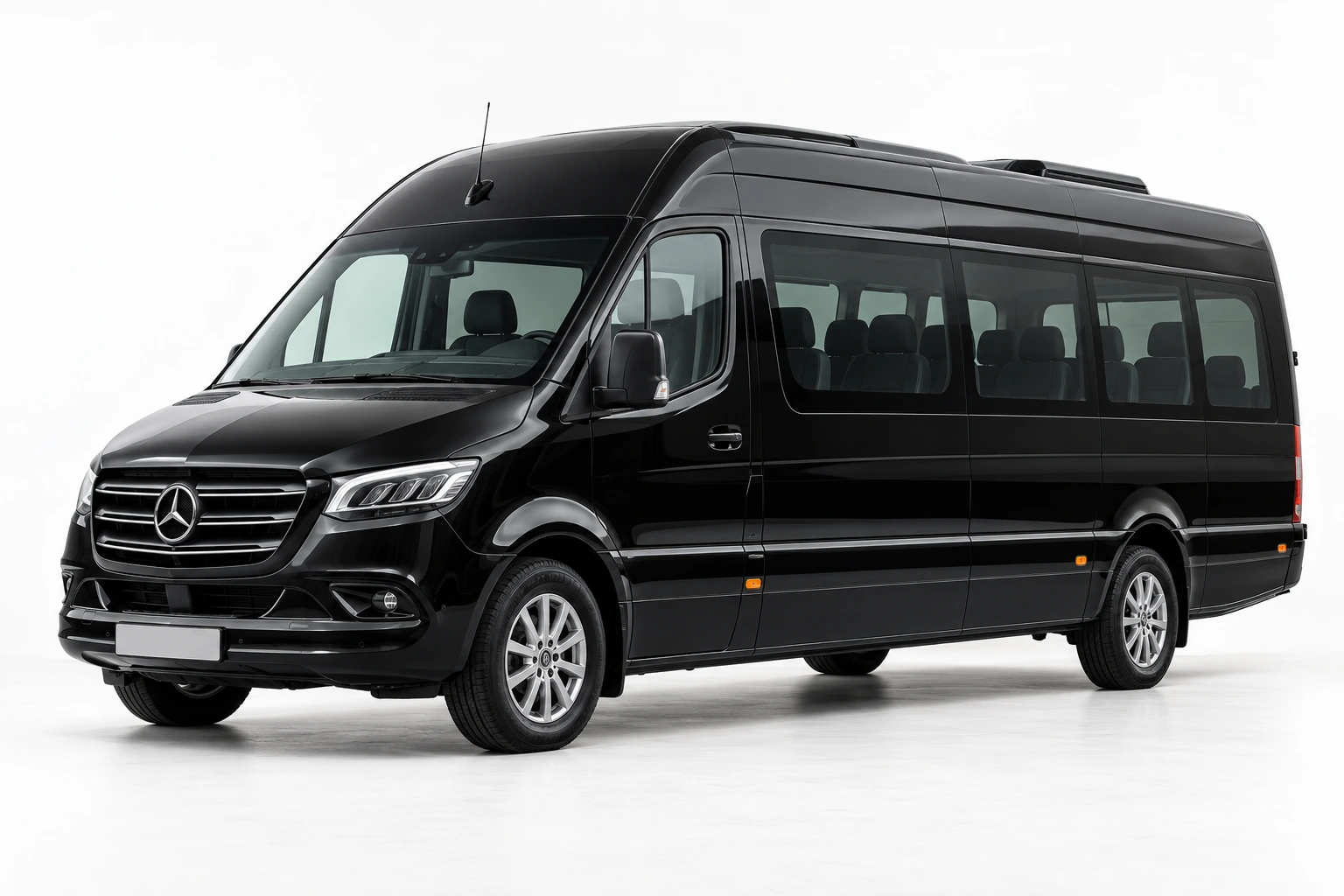 Mercedes Sprinter Flughafentransfer: Gruppen und Gepäck koordinieren